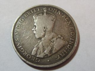 1922 One Florin (Two Shillings) Silver Coin Australia
