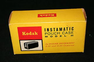 Vintage Kodak Instamatic Case In Box   Model H / For S10 and S20 