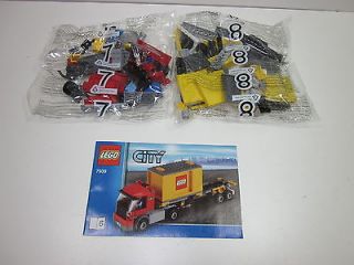 Lego Cargo truck and shipping container big rig from set 7939 Cargo 