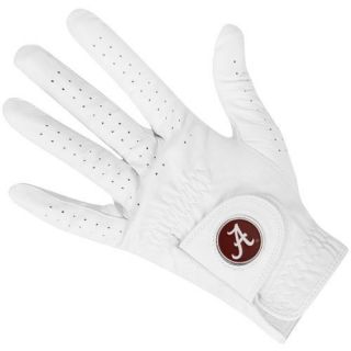 Alabama Crimson Tide Magnetic Marker Golf Glove   White