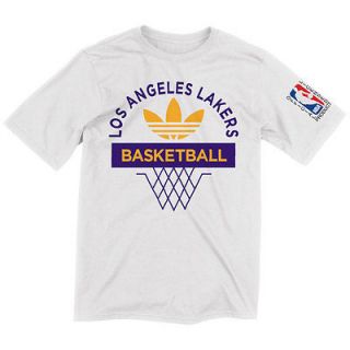 Los Angeles Lakers adidas Originals Track Torch Lifestyle T Shirt 
