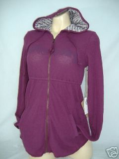 Womens XS BILLABONGAkir​aZip Hoodie Jacket Purple