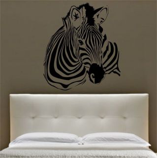 ZEBRA Wall Sticker Decal Animal Vinyl Transfer Mural Large Bedroom 