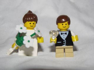 Lego RING BEARER & FLOWER GIRL Wedding Minifig minifigure cake topper 