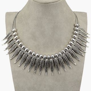 silver leaf necklace in Necklaces & Pendants