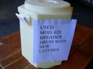 USED BREADER DRUM W/ NEW LATCHES FOR USE WITH YOUR BROASTER* PRESSURE 