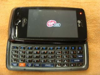 Virgin Mobile LG VM510 LN510 Rumor Touch Black Cell Phone Touch Screen