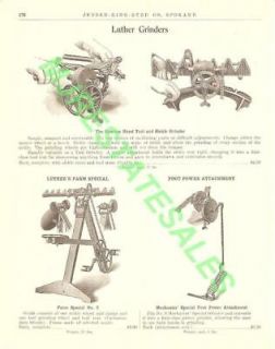 1911 Luther Tool Sickle Mower Grinder AD
