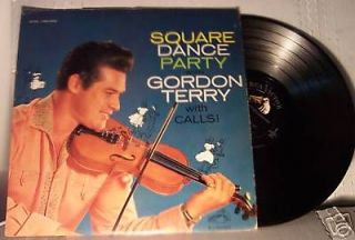 GORDON TERRY Square Dance Party with calls Record 1962
