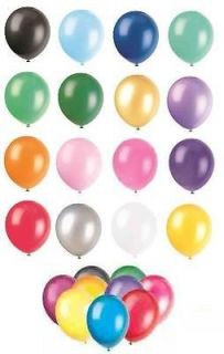 60 x 12 Latex Balloons (Party Decorations) ALL COLOURS {fixed £1 UK 