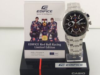 CASIO EDIFICE CHRONO RED BULL RACING LIMITED EDITION MENS WATCH