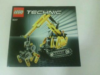 Lego Technic Crane 8047 Instruction Booklet
