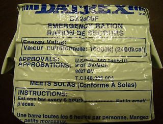 Newly listed 5 year Shelf Life DATREX FOOD BAR SURVIVAL COOKIE MRE BUG 