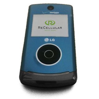 Verizon LG VX8560 Chocolate 3 Cell Phone Blue Black Used Fair