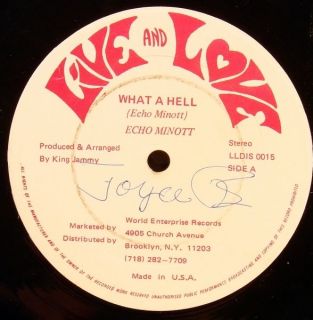   What A Hell DIGITAL KING JAMMY / ORIGINAL LIVE & LOVE 12 / LISTEN