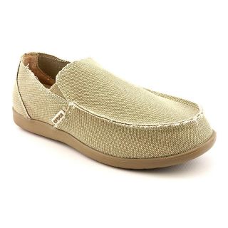 Crocs Santa Cruz Mens Size 13 Green Textile Loafers Shoes