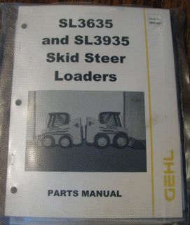   SL3935 & SL3635 Skid Steer Loader Parts Catalog & Yanmar Engine OM