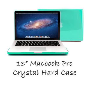   Blue Clear Crystal See Thru Hard Case Cover for 13 Apple MacBook Pro