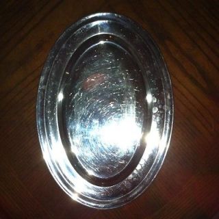 VTG 18/8 STAINLESS STEEL TRAMONTINA SERVING TRAY/PLATE Made In Brazil