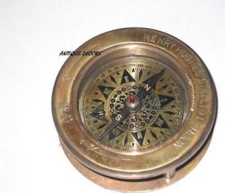 Magnifying glass with compass HENRY HUGHES SONaS LTD LONDON 1941 