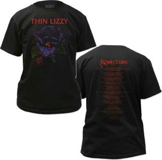 Thin Lizzy Roisin Dubh Lyrics Rock Vintage Licensed Tee Adult T Shirt 