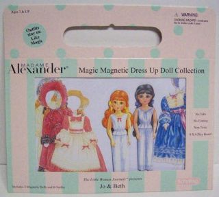 Madame Alexander Magnetic Dress Up Paper Doll Collection Little Women 