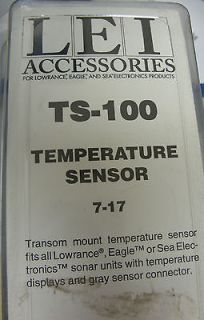 Lowrance LEI Eagle TS 100   4 pin Temperature Temp Sensor Transom 