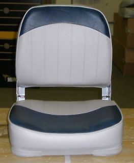 WISE ECONOMY BOAT SEAT   GREY.NAVY NEW WITH SWIVEL