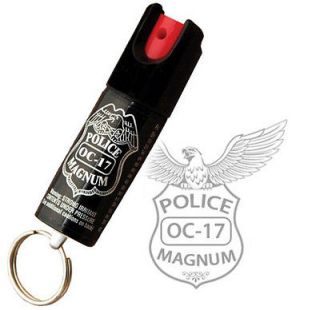 Pepper Spray Case w/ Key Chain 17% OC .5 oz Police Cheetah Wholesale