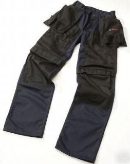 Bosch Workwear Mens Trousers Tough Work With Holsters Regular Length 