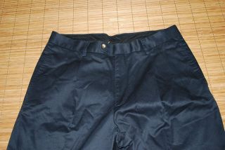 Mens Pleated Navy Blue Pants 34W 34L New ($40) Gary Player