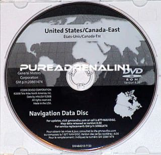   2010 CORVETTE ZR1 Z06 STS 07 2009 SAAB NAVIGATION MAP DISC CD DVD EAST