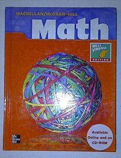CLEARANCE Fourth Grade Math Textbook Macmillan / McGraw Hill Teacher 