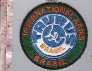 Taurus Guns Firearms Shooting Brasil Brazil Patch