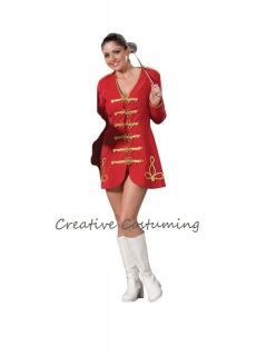 Deluxe Marching Band Majorette/Lead​er Uniform Costume  Womens