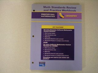 Prentice Hall Mathematics Geometry Math Standards Practice Workbook 
