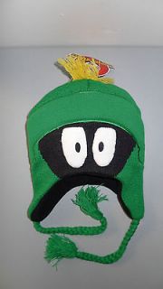 MARVIN THE MARTIAN LOONEY TOONS CRITTER WINTER BEANIE KNIT NEW RARE 