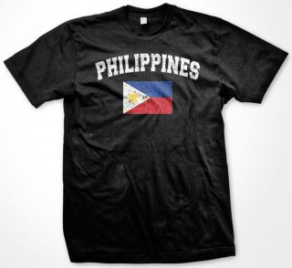 Philippines Country Flag National Pride Mens T shirt
