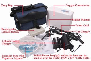 2013 *NEW CE Portable Oxygen Concentrator Generator Home /Travel USED