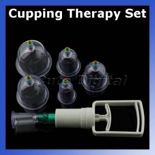 Chinese Cupping Therapy Set With Acupressure Magnets