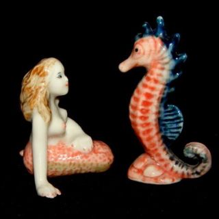 vintage mermaid figurines in Mermaids