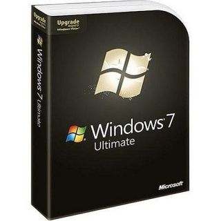 Microsoft Windows 7 Ultimate Upgrade from Vista or XP   NEW