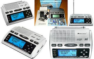 Midland WR300 All Hazard Weather Radio Alert AM/FM Digital Alarm Clock 