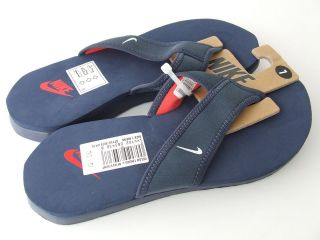   Celso Mens Womens Thong Flip Flop Sandals Navy Blue Beach Pool 7 41