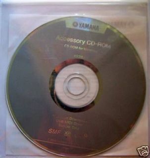 New Yamaha Accessory CD ROM with Files / Songs for Use with YPG DGX 