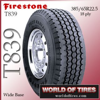   T839 385 65r22.5 385/65R22.5 semi truck tires super single 22.5 tires