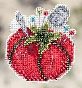 Mill Hill Tomato Pincushion Cross Stitch Kit Ornament Spring Bouquet 
