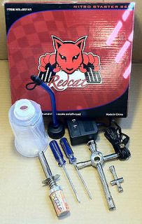 Redcat Racing Nitro Starter Kit Glow Plug Charger Tool Fuel Bottle 