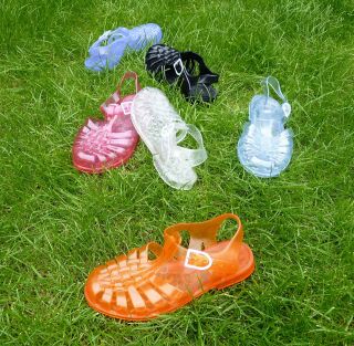 Sun Jellies, jelly shoes, jelly sandals, Meduse, retro, fisherman 