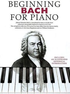 Beginning Bach for Piano Music Sales